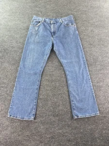 Levis 517 Jeans Men 35x30 Blue Denim Bootcut Western Cowboy Workwear Grunge - Picture 1 of 16