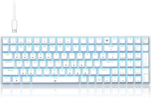 Kemove TMKB T98SE Mechanical Gaming Wired Keyboard Red Switches LED Backlit NEW - Picture 1 of 20