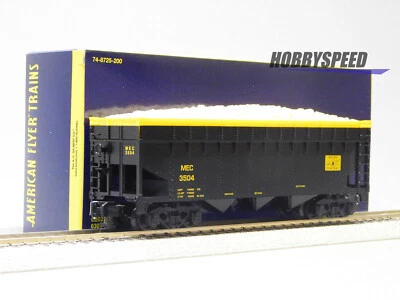 LIONEL AMERICAN FLYER MAINE CENTRAL WOOD CHIP HOPPER #3504 S GAUGE 2219272 NEW - Image 1 of 4