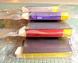Cartuchos foto epson stylus r800 Negro Azul Amarillo Rojo *NUEVO SELLADO * Genérico - Imagen 1 de 5
