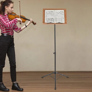 Sheet Music Stand & Professional Music Stand , 70cm-190cm Adjustable Music Shelf - Picture 1 of 24