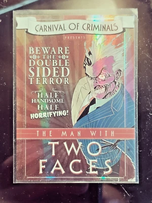 2013 Cryptozoic DC Batman: The Legend Carnival of Criminals Card CP7 Two-Face p2 - Image 1 of 2