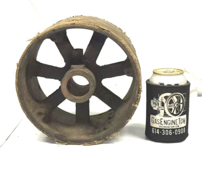 Polea de hierro fundido 8" D x 5 1/2" W IHC Hit Miss Motor Tractor 1 1/2" Eje T370 Foto 1 de 4