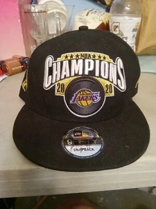 Los Angeles Lakers Champions Championship 2020 New Era 9Fifty 950 Snapback NEW  - Picture 1 of 6