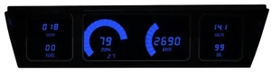 1977-1990 Chevy Impala Caprice Digital Dash Panel Gauge Cluster BLUE LEDs - Picture 1 of 1