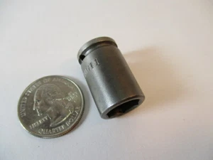 NEW APEX USA 11 mm Magnet Socket, 6 Pt, 1/4" Sq Drive x 1" Lg, # M-11mm11, NOS - Picture 1 of 11