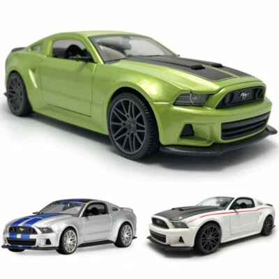 1:24 Ford Mustang 2014 Model Car Diecast Street Racer Toy Cars Metal Vehicles - Image 1 of 4
