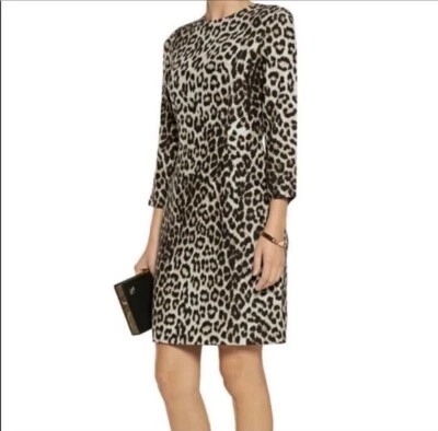 Rag and Bone Leopard 🐆 Mini Dress. Size 0. Some Damage. 100 % Silk❗️ - Image 1 of 4