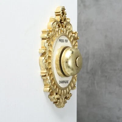 Boltze Wandobjekt Champagner Klingel Gold Kunstharz - Bild 1 von 4