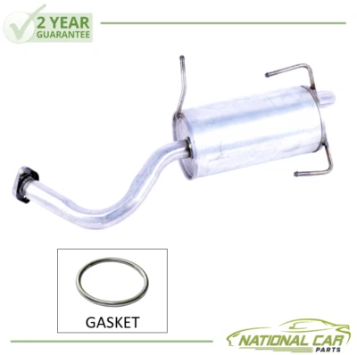 For Nissan - Micra (K11) 1992-2003 Rear Exhaust Back Box Silencer + Gasket - Image 1 of 2