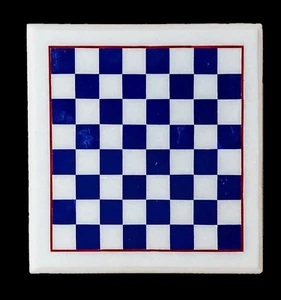 Handmade Chess Set, Elegant Chess Set, Lapis Lazuli Chess, Chess Board Game Gift - Picture 1 of 8