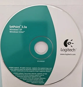 Logitech Keyboard Setpoint 3.3a Disc for Windows XP and Windows Vista - Picture 1 of 3