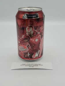 2012 Dr Pepper Can Iron Man The Avengers Robert Downey Jr Marvel Comics - Picture 1 of 5