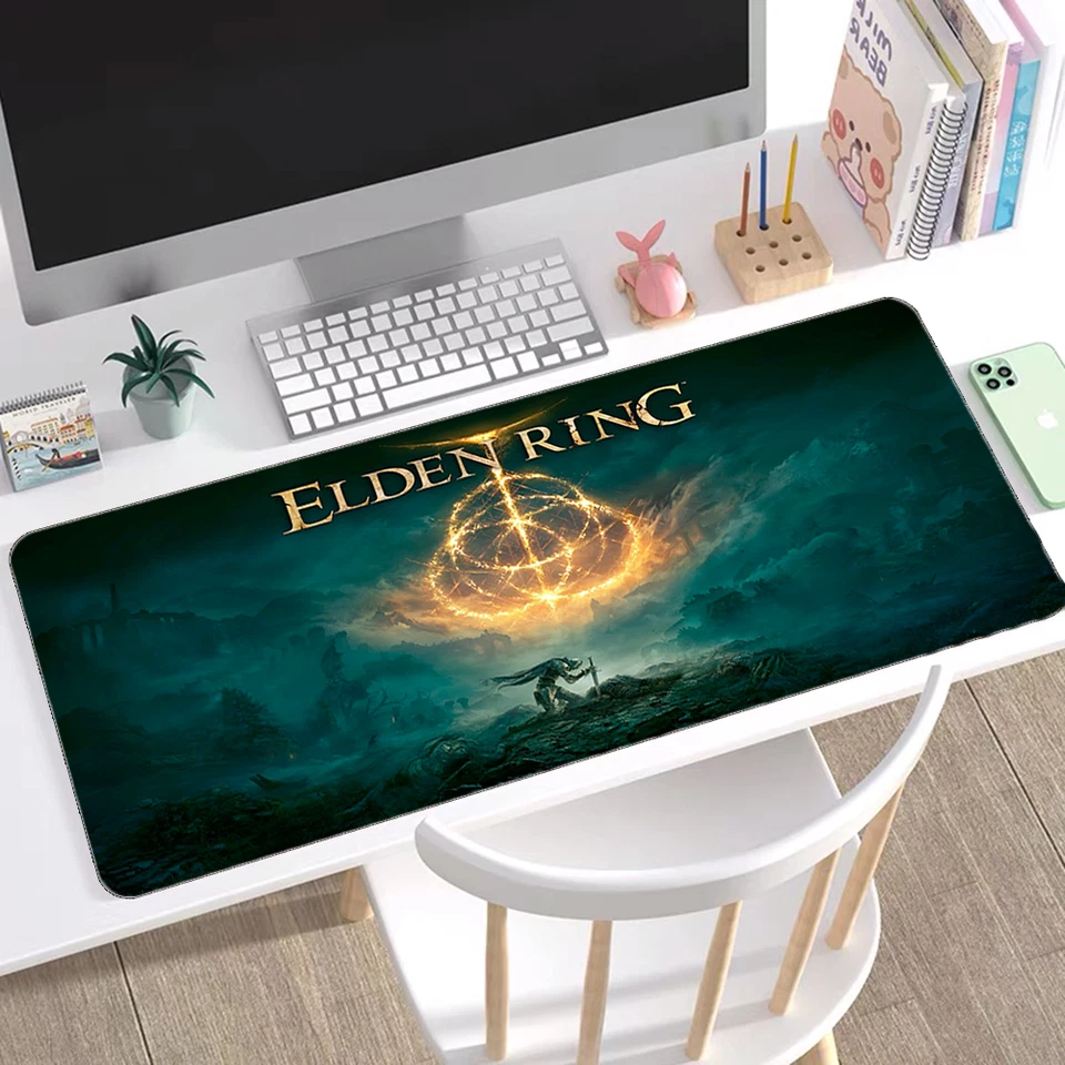 Large Gaming Mouse Pad - Elden Ring Desk Mat for Gamers & Office Use - Immagine 1 di 1