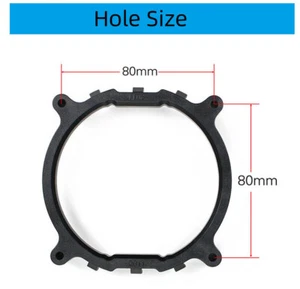 Black Desktop PC CPU Cooler (Fan & Heatsink Bracket) - LGA 2011 2066 with Screws - Photo 1/8