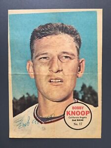 1967 TOPPS PIN-UP POSTERS #17 BOBBY KNOOP SET BREAK COMPLETE or BUILD