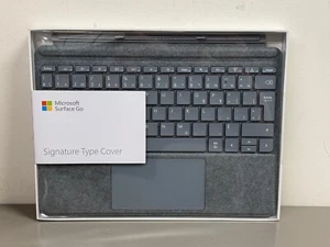 Brand New Microsoft Surface Go Signature Type Cover Ice Blue French KCM-00106 - Picture 1 of 3