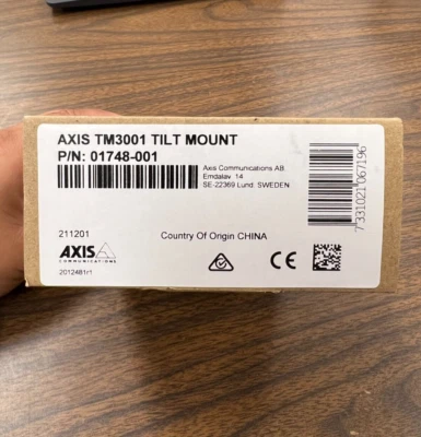 AXIS TM3001 Tilt Wall Mount for M3067-P and M3068-P Cameras, White - Image 1 of 4