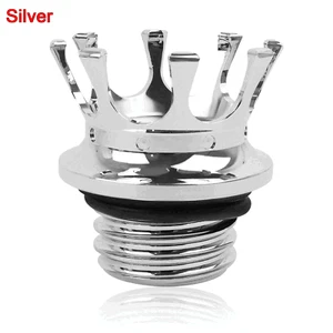 Compatible With Harley Touring Softail King Road Crown Gas Cap Fuel Tank Cover - Picture 1 of 8