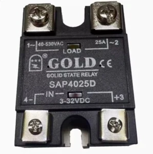 1PZ Nuovo per ORO Relè stato solido SAP4025D 25A 3-32VDC 40-530VAC - Foto 1 di 2