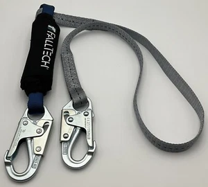Falltech 6' Viewpack Energy Absorbing Lanyard Single-Leg with Steel Snap Open BX - Picture 1 of 5