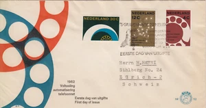 Copertina primo giorno Olanda NVPH NR E52 - 1962 telefono non sigillato, indirizzato - Foto 1 di 1