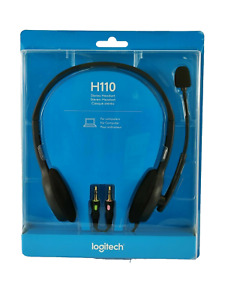 Logitech con Cable Auriculares H110 Estéreo Cancelación Ruido Micrófono