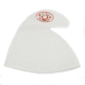 WHITE SMURF HAT SMURFETTE SEVEN DWARF GNOME ELF FANCY DRESS PARTY STAG COSTUME - Picture 1 of 3