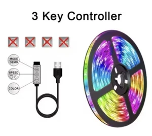 USB LED Streifen Lichter Lampe Band für Raumdekoration 15m - Bild 1 von 2