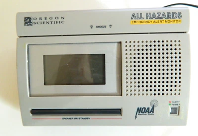 Oregon Scientific WR-3000 NOAA Weather Radio With All Hazards Alert. Works. BB4 - Image 1 of 4