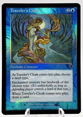 Traveler's Cloak 83/350 Foil Invasion MTG NM - Image 1 of 2