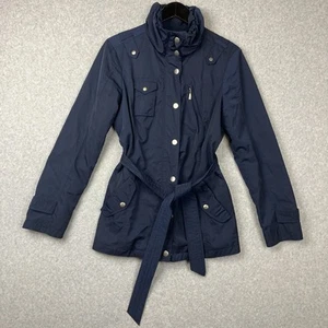 Esprit Jacket Women’s 12 Navy Belted Utility Style Lightweight Festival Casual - Picture 1 of 9