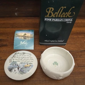 Belleek Irish Blessing Gift Box handcrafted from fine Parian China in Ireland - Picture 1 of 6