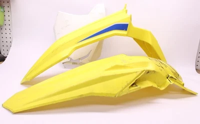 2018 Suzuki Rmz450 Front & Rear Wheel Fender Cowl Fairing W Number Plate r0984 - Image 1 of 4