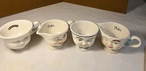 Set of 4 Bailey’s Irish Cream Winking Face Cups/ Mugs Limited Edition (Read) - Picture 1 of 21