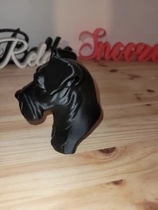 Schnauzer Bust Ornament | 3D Printed Dog Gift | Cute Decor | FREE UK DELIVERY - Picture 1 of 10