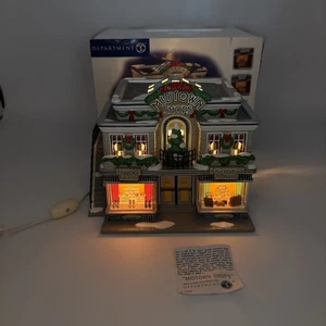 Dept 56 Snow Village Midtown Shops Building 55334 - Picture 1 of 16