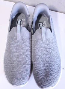 Skechers Shoes Womens Size 11 M Hands Free Slip-ins® Swift Fit® Sneakers Gray - Picture 1 of 10