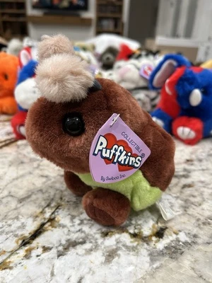 Puffkins EDISON Firefly Lightning Bug Vintage SWIBCO 6743 Beanie Ball Plush NWT! - Image 1 of 4