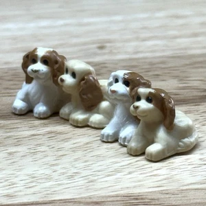 Figura Fisher Price Loving Family Casa de Muñecas Cachorros 4 Mini Cocker Spaniels Marrón - Imagen 1 de 7