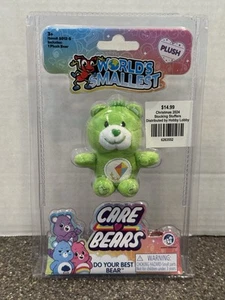 World's Smallest Care Bears Series 5 "Do Your Best" Bear Plush NIB Sealed Mini - Picture 1 of 7