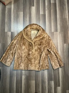 Vintage Nerz Echtpelz Quincy Fur Shop Gr. M - Bild 1 von 6