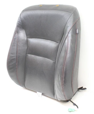 2017 HONDA ACCORD SPORT SE FRONT LEFT SEAT BACK CUSHION LEATHER RED STITCH OEM - Image 1 of 4