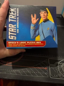 2017 BG-KITS STAR TREK THE ORIHINAL SERIES: SPOCK'S LOGIC PUZZLE BOX - Picture 1 of 4