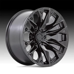 Fuel D804 Flame Blackout 22x10 6x5.5 -18mm (D80422008447) - Picture 1 of 3