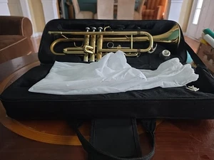 Mendini By Cecilio Brass Trumpet MTT-L J171 - Picture 1 of 12
