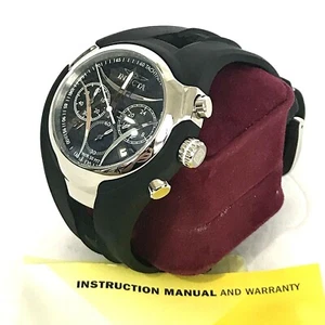 New Mens Invicta S1 Nitro 1606 Carbon Fiber Dial Chronograph Watch Polyurethane - Picture 1 of 11