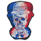 Mr Skull Biker Badge Clothing Jacket Shirt Iron on Sew on Embroidered Patch