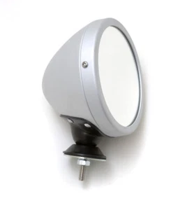 NEW Raydot Classic Style Brushed Aluminum Mirror Fender Or Door Mount 4" - Picture 1 of 3