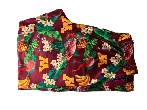 Minnesota Golden Gophers Men’s XL 40-42 Hawaiian Floral Lounge Pajama Pants Cover